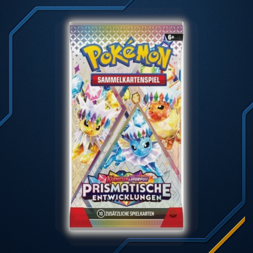 PKM Karmesin & Purpur Prismatische Entwicklungen Booster Pack (DE)