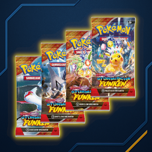 PKM Karmesin & Purpur Stürmische Funken Booster Pack (DE)