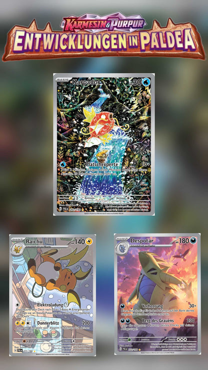 2x Entwicklungen in Paldea Booster (DE)