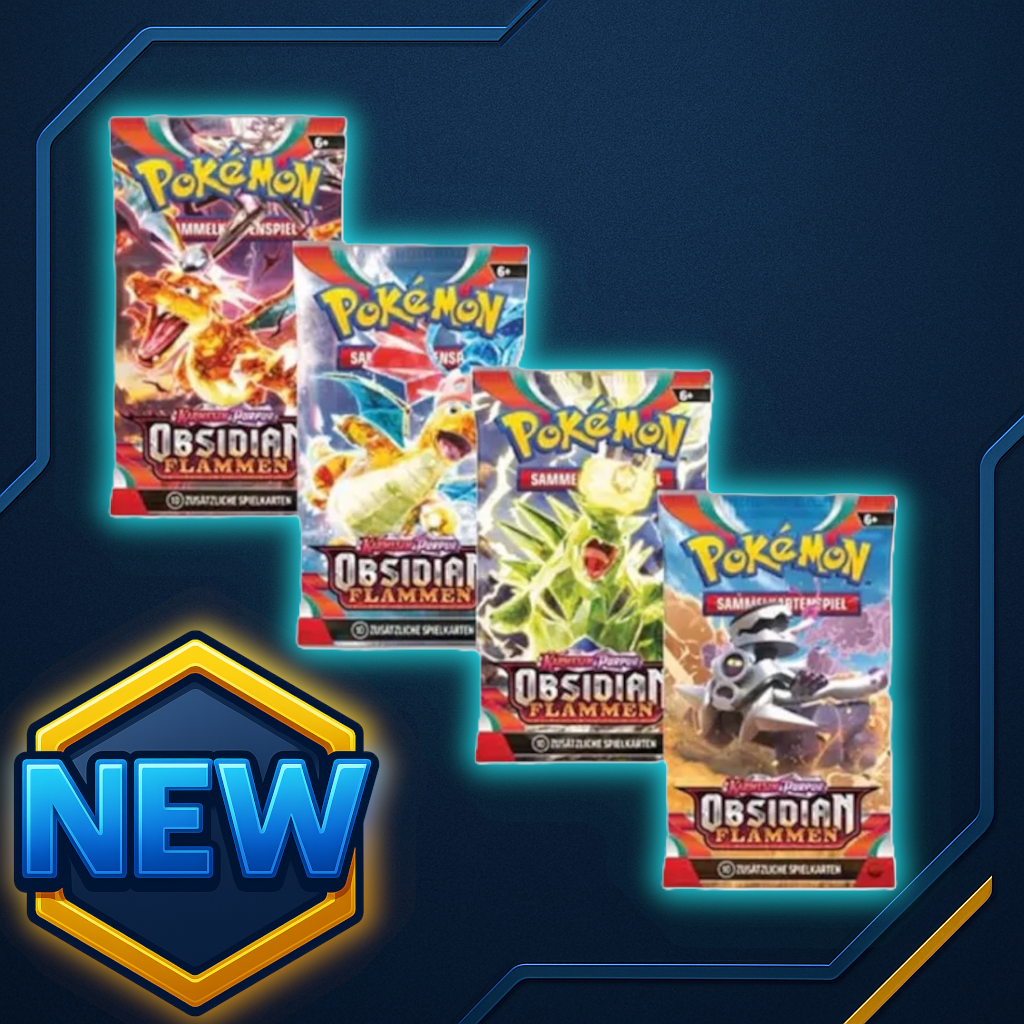 PKM Karmesin & Purpur Obsidian Flammen Booster Pack (DE)