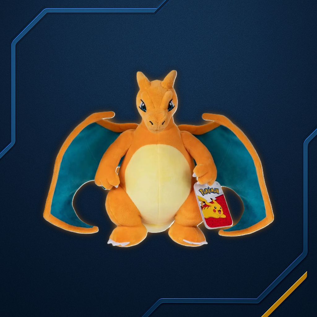 Jazwares | Charizard / Glurak (30 cm) | Plüschtier