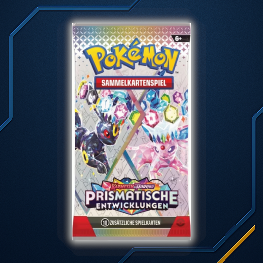 PKM Karmesin & Purpur Prismatische Entwicklungen Booster Pack (DE)