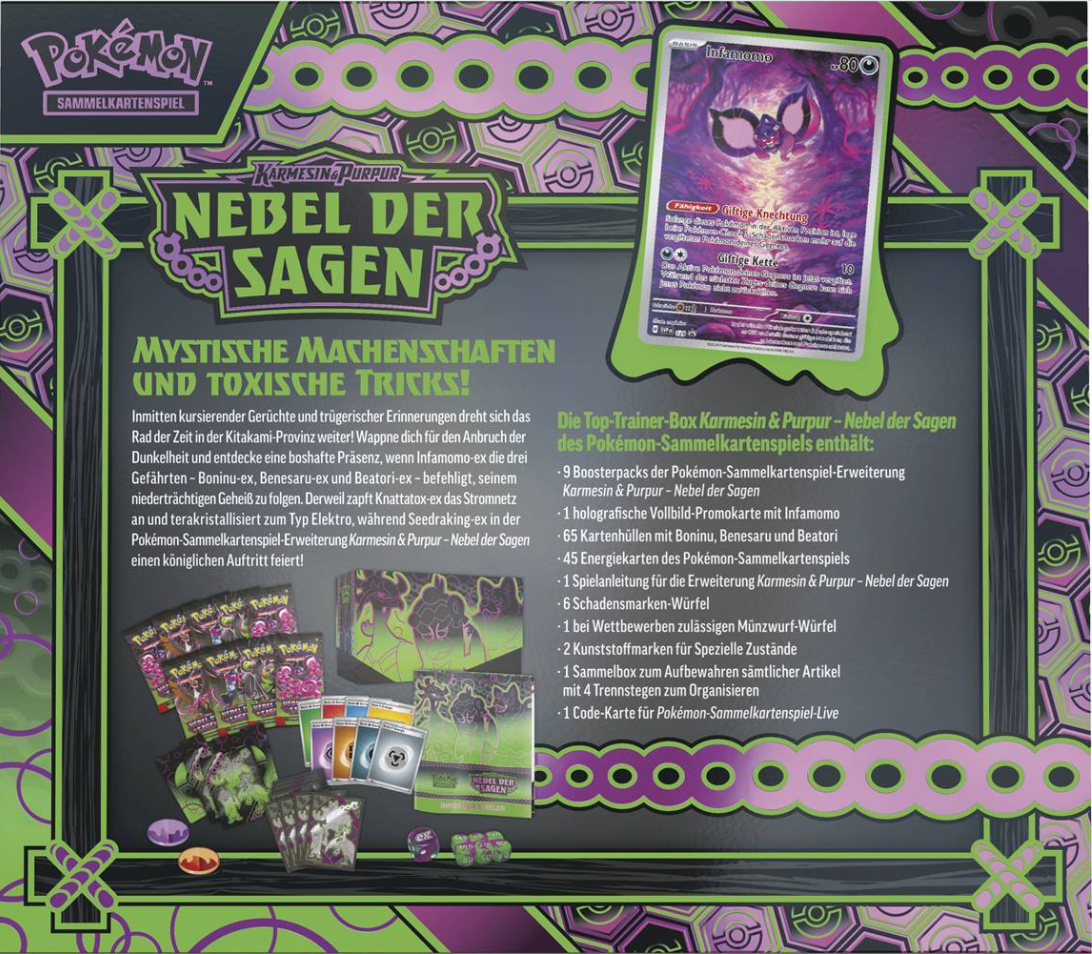 Pokémon Karmesin & Purpur TTB Nebel der Sagen (DE)