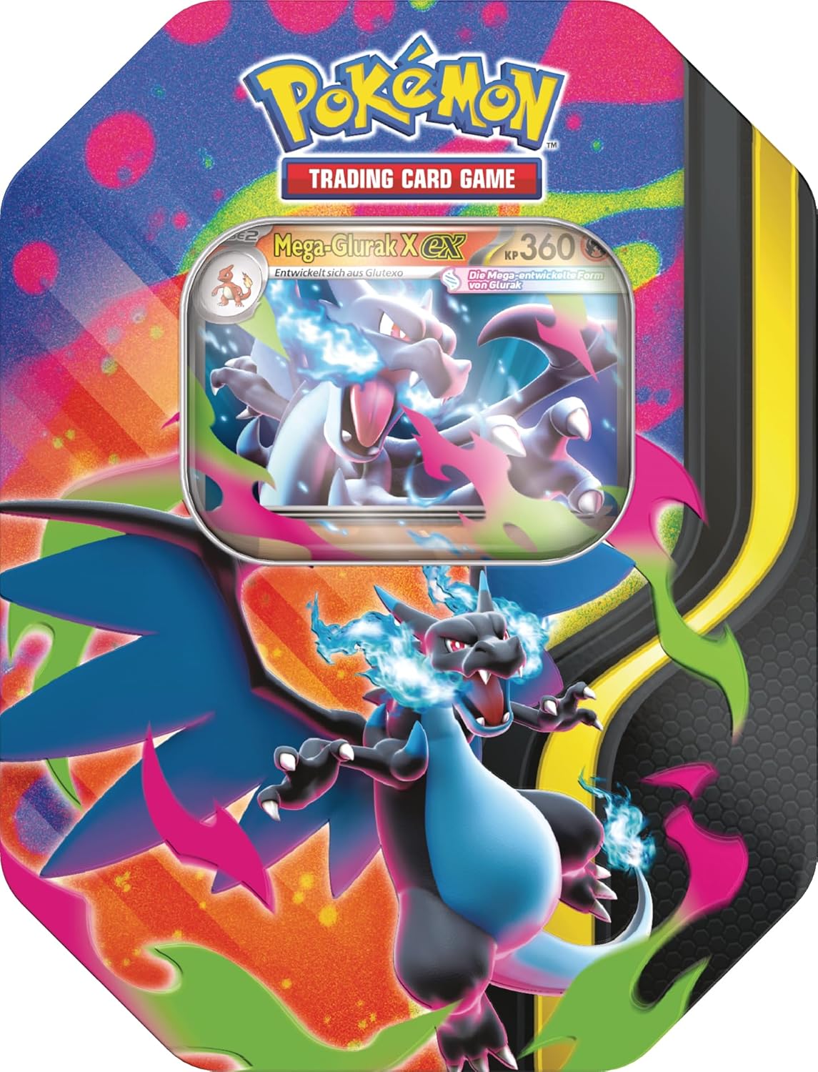 PKM Mega-Glurak X/Y-ex Tin-Box (DE)