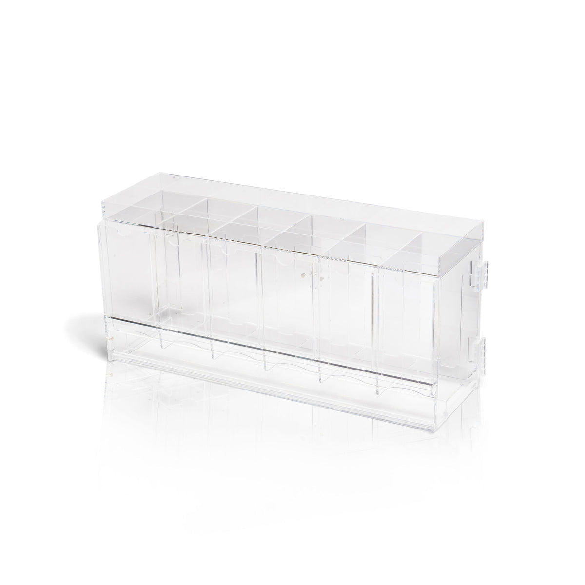 The Acrylic Box – 6-Slot Booster Pack Dispenser aus Acryl