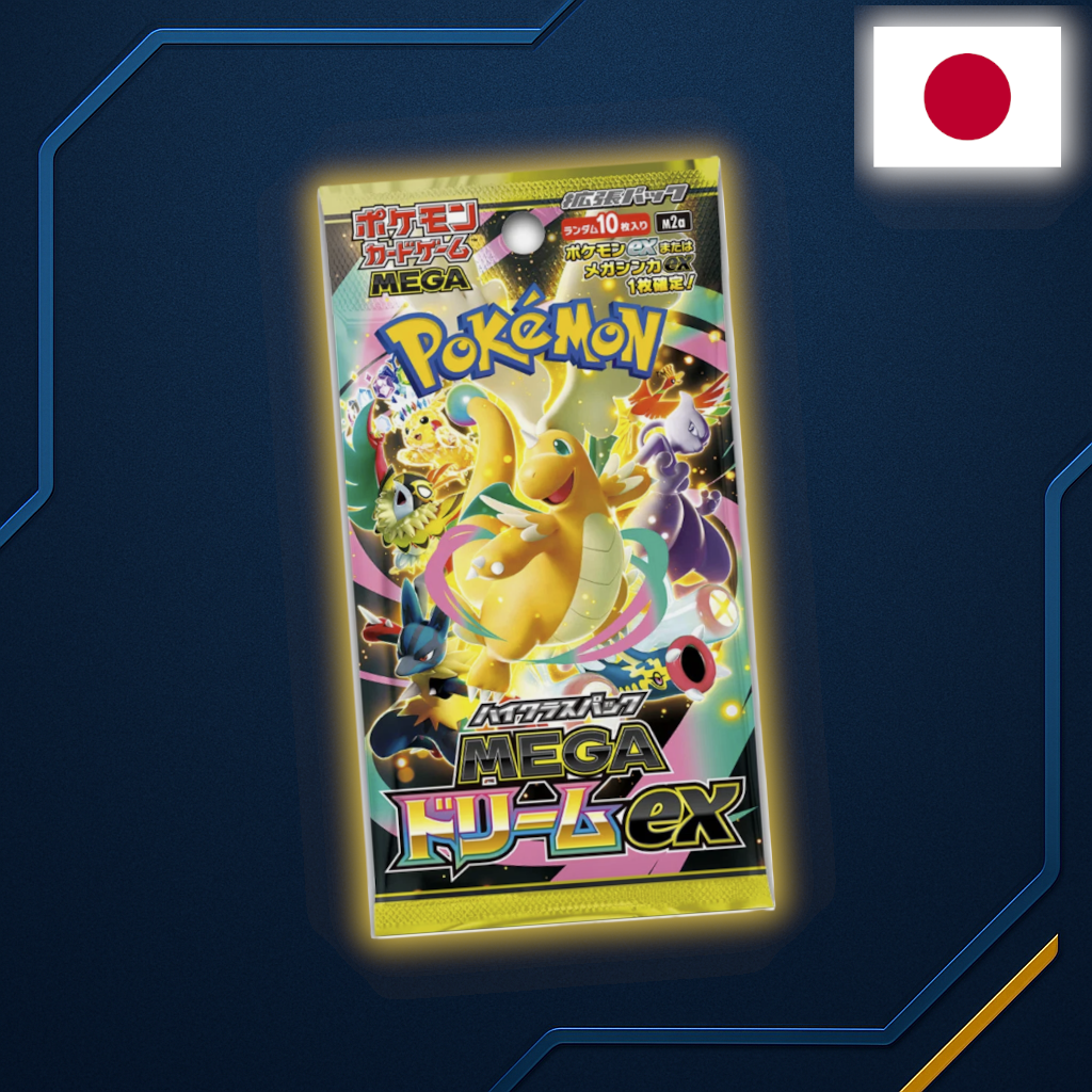 1x PKM Mega Dream Ex Booster (JP)